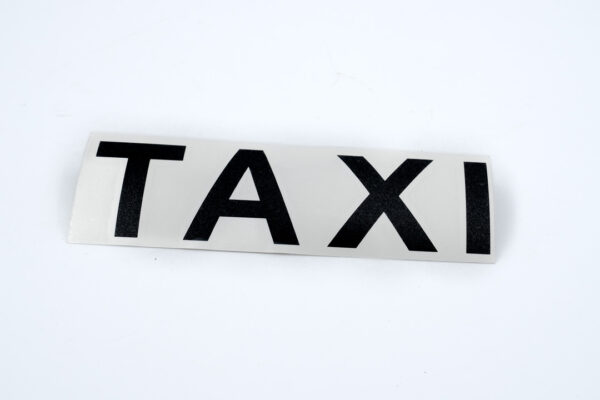 02 2025-14 STARPLAST lettrage TAXI autocollant pour lumineux universel