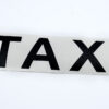 02 2025 STARPLAST lettrage TAXI autocollant pour lumineux universel