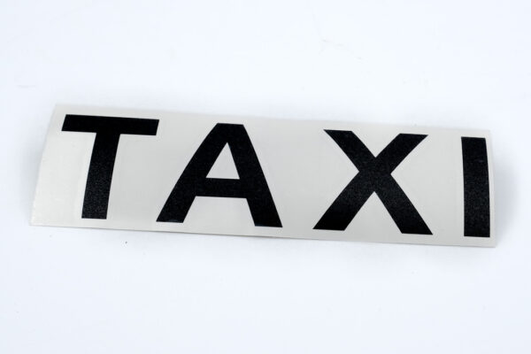 02 2025 STARPLAST lettrage TAXI autocollant pour lumineux universel