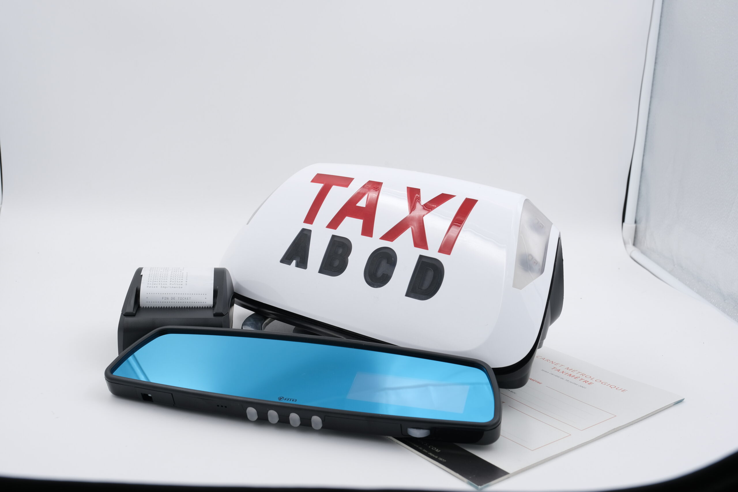 Taximètre agréé prêt à être posé